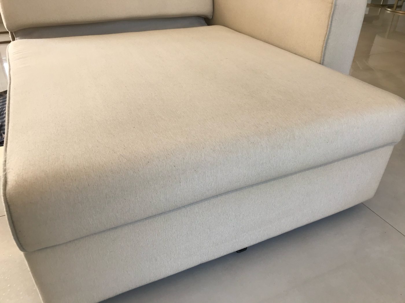 Sofa after cleaning